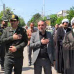 برگزاری مراسم دسته روی و عزاداری شهادت امام جعفر صادق(ع) در پارس آباد