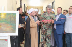 نمایشگاه نقاشی رنگ و روغن درشهرستان پارس آباد افتتاح شد