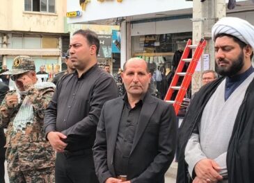 برگزاری مراسم عزاداری اصناف و بازاریان پارس آباد در روز تاسوعای حسینی