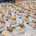 توزیع ۲۵۰بسته های معیشتی به مناسبت ایام فاطمیه در پارس آباد